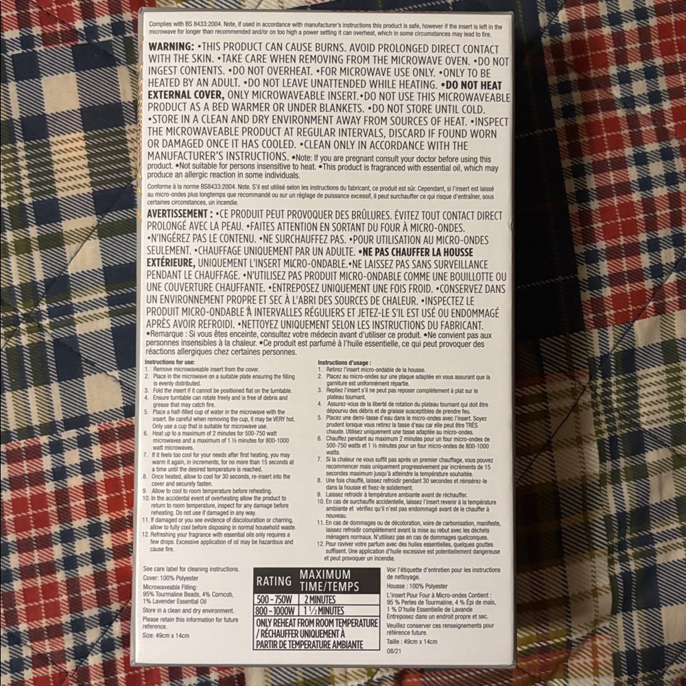 Aroma Home Cream Faux Fur Body Wrap - new - Picture 5 of 6